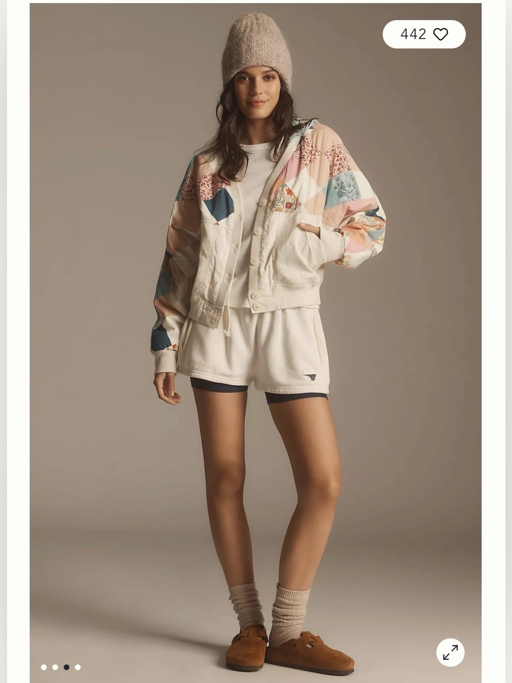 Daily Practice Anthropologie Main Event Patchwork Hooded Jacket